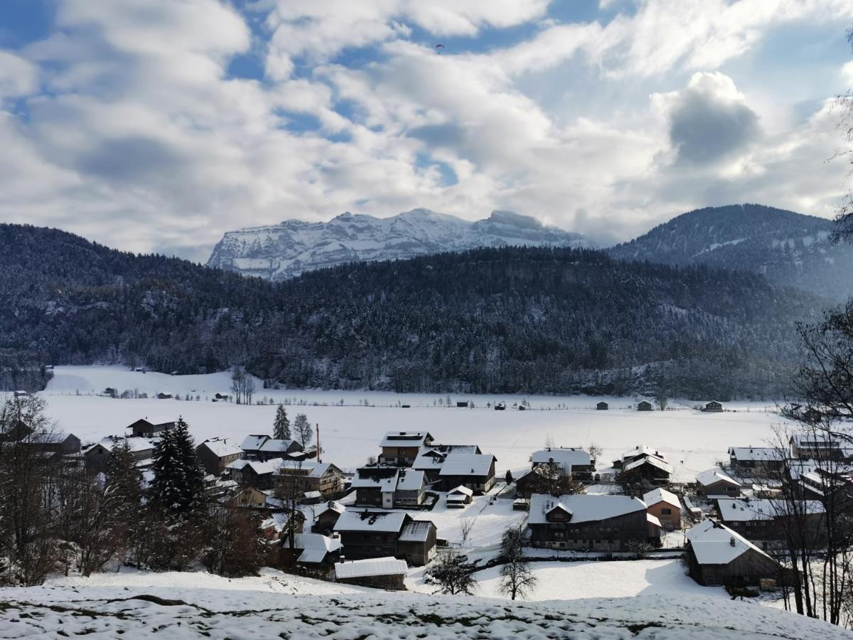 Ferienwohnung An Der Alten Saege Bezau Bagian luar foto
