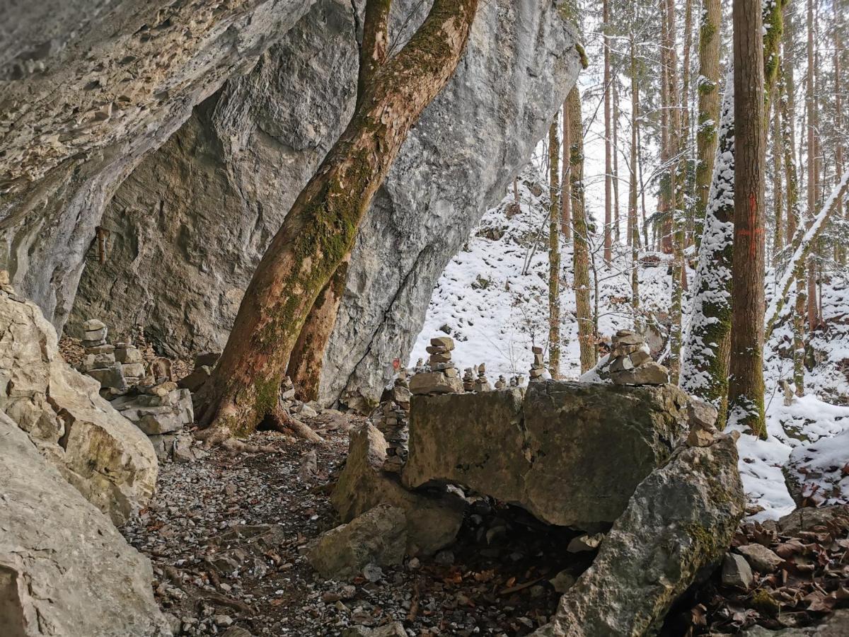 Ferienwohnung An Der Alten Saege Bezau Bagian luar foto